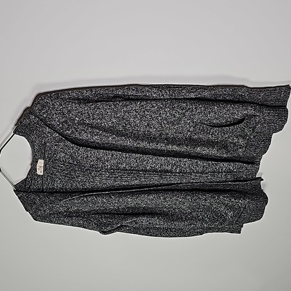 Hollister small gray hooded layering cardigan - Picture 2 of 7